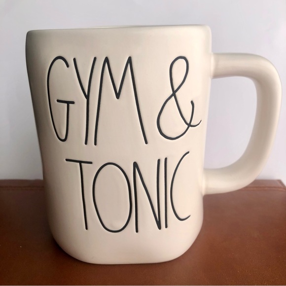 Rae Dunn Other - Rae Dunn Gym & Tonic mug tea cup cream white